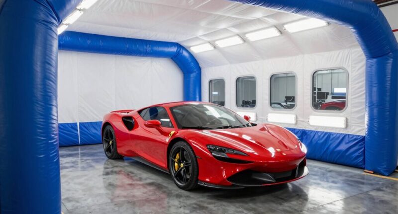 top car paint booths