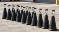 top heavy duty wheel chocks