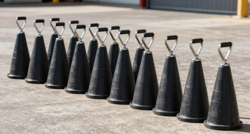 top heavy duty wheel chocks