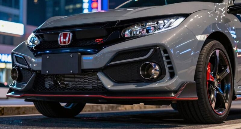 top honda civic r exhaust