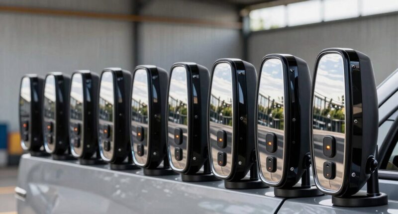 top power heated towing mirrors