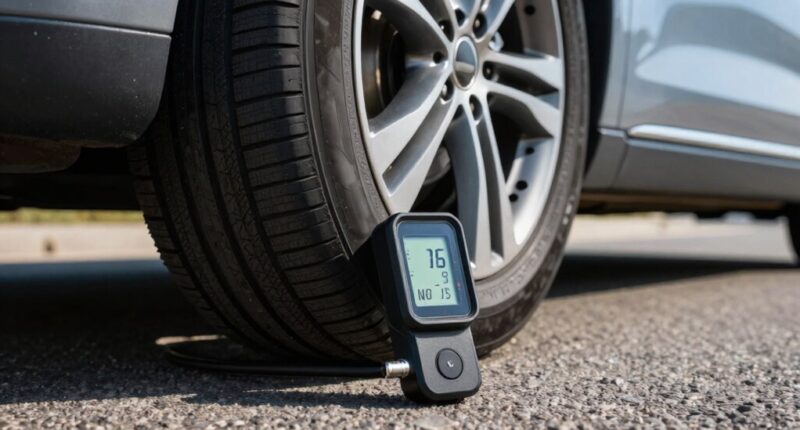 adjust tire pressures accordingly