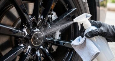 brake dust removal method