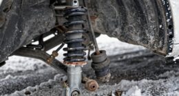 check coilovers for damage