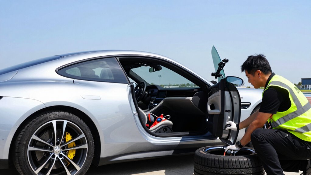 check tires and brake fluid