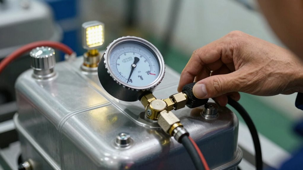 cooling system pressure testing