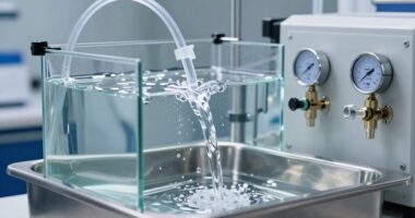 deionized water rinse system