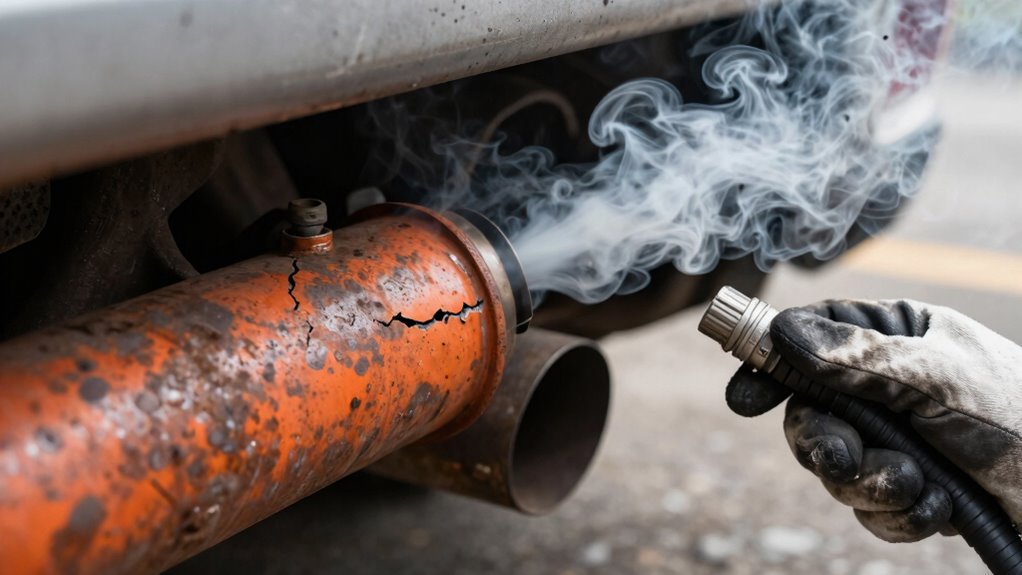 detect exhaust leaks early