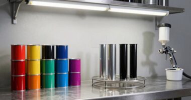 diy powder coating setup