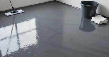 easier epoxy floor cleanup
