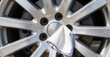 gentle wheel cleaning technique