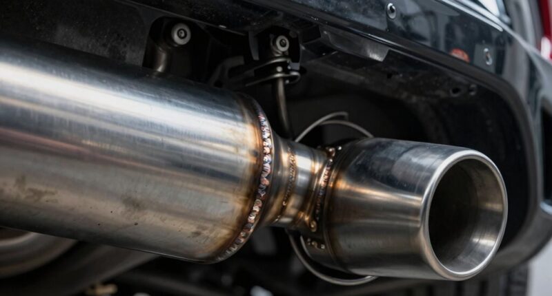 incorrect exhaust upgrade installation