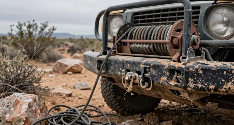 incorrect recovery winch choice