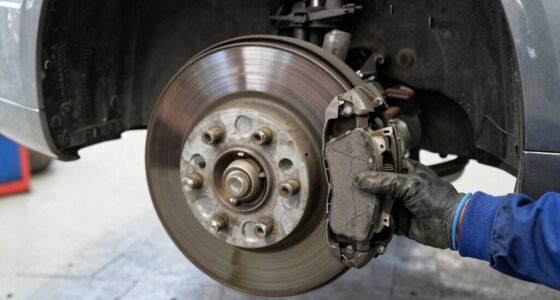 inspect brake pad taper