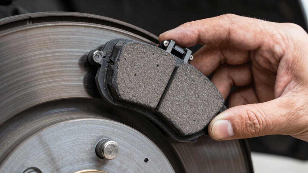 inspect brake pad tapering regularly