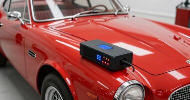 maintains seasonal vehicle batteries