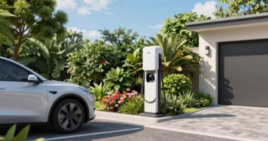 outdoor ev charger planning