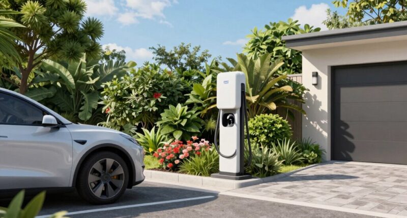 outdoor ev charger planning