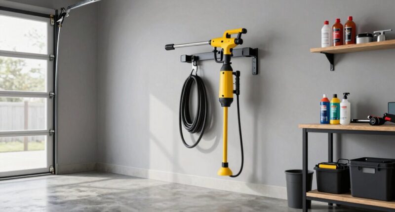 pressure washer setup disruption