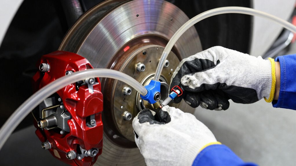 proper brake bleeding technique