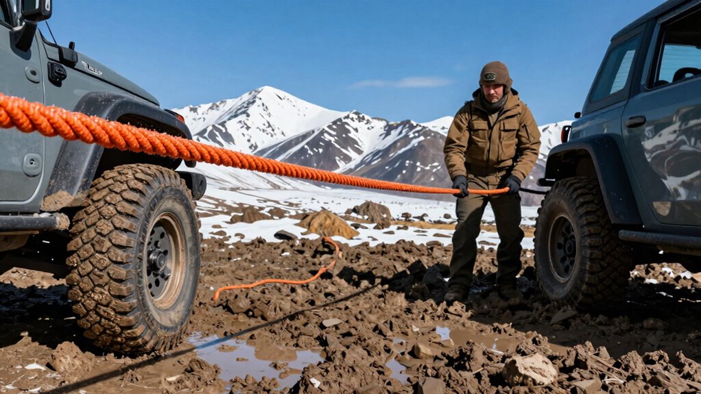 proper recovery rope usage