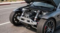 reducing unsprung weight improves suspension performance