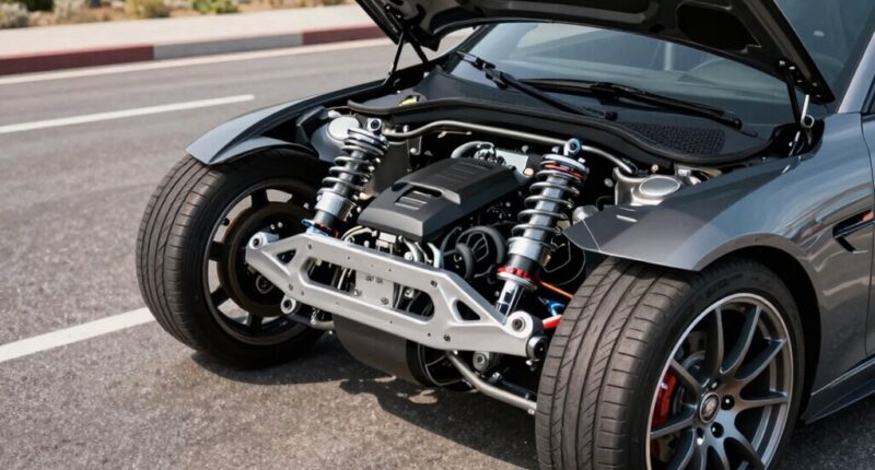 reducing unsprung weight improves suspension performance