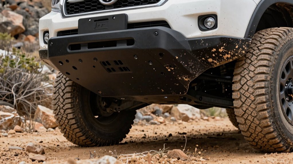 skid plates protect vital components