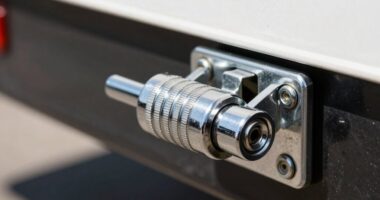 trailer hitch lock safety