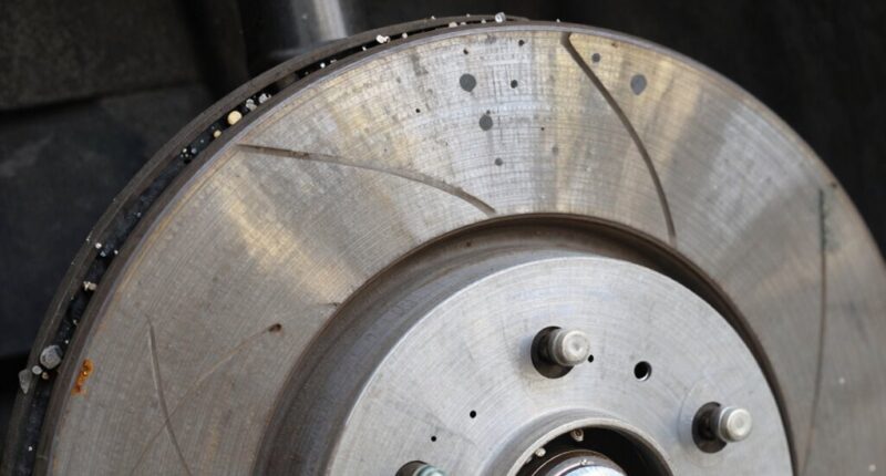 unusual hybrid brake wear