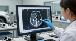 CT scans of BYD car parts