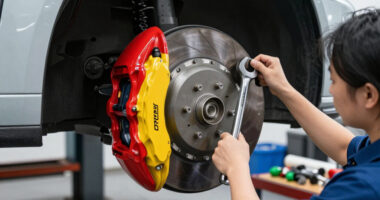 There’s An Entire Performance Car Hierarchy Coded Behind Brake Caliper Colors