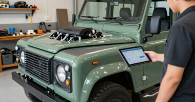 This Quad-Motor Electric Land Rover Defender Restomod Has More Range Than Some Teslas