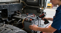 Battery-Powered Semi Truck ‘Backpack’ Converts Diesel Big Rigs To Hybrids. But Why?