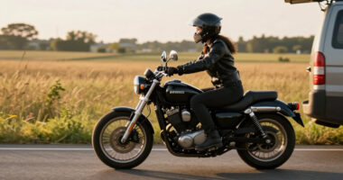 Motorradfahrer