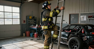 NY Firefighters Melded Drag Racing And Ladder Climbing Into One Ridiculous Sport