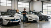 A BMW I8, Tesla Model Y, And Audi E-Tron GT All Drag Race, But The Results Are Closer Than You'd Think