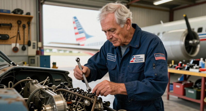American Airlines' Legendary Mechanic Passes Away At 100 After 80-Year Career