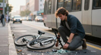 Bicycle Trapped Under Light Rail After Collision Between Rider And Train - KING5.com