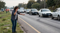 Chain Traffic Accident On Rosario-Buenos Aires Highway