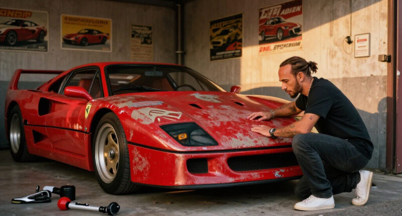 Lewis Hamilton Scored A Huge Ferrari F40 Barn Find
