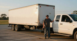 You’ve Never Seen A 16,000-Pound Trailer Stay This Stable In A Panic Brake