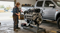 Gigantic 102.4L Engine Requires An Entire Pickup Truck To Start It