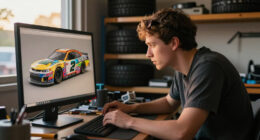 This Animator Is Making A ‘Cars’ Prequel Film With Spot-On 3D Models Of NASCAR Icons