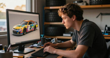 This Animator Is Making A ‘Cars’ Prequel Film With Spot-On 3D Models Of NASCAR Icons